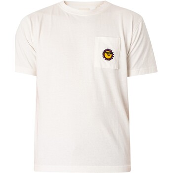 Abbigliamento Uomo T-shirt maniche corte Farfield T-shirt tasca Bianco