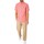 Abbigliamento Uomo Camicie maniche corte Gant Camicia a maniche corte in cotone e lino regolare Rosa