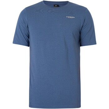 Abbigliamento Uomo T-shirt maniche corte G-Star Raw T-shirt con base slim Blu