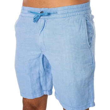 Image of Pantaloni corti Superdry Pantaloncini in lino con coulisse