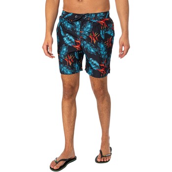 Image of Costume / Bermuda da spiaggia Superdry Pantaloncini da bagno 17 con stampa hawaiana