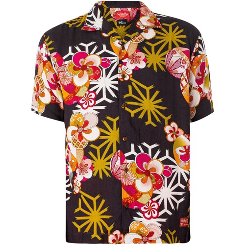 Abbigliamento Uomo Camicie maniche corte Superdry Camicia a maniche corte del resort hawaiano Multicolore