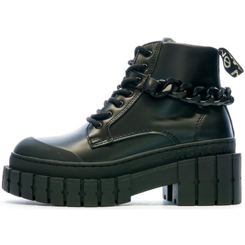 Scarpe Donna Sneakers alte Sans marque LNXK-1304-15 Nero