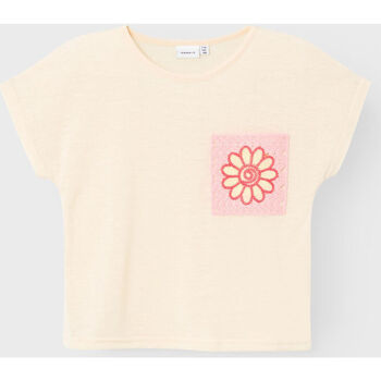 Abbigliamento Bambina T-shirt & Polo Name it T-SHIRT FILIPSEN RAGAZZA Giallo