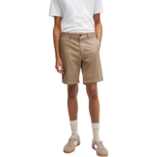 Abbigliamento Uomo Shorts / Bermuda BOSS Chino-slim-Shorts 10248647 01 50513026 Beige