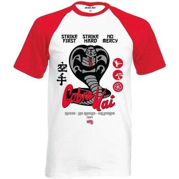 Abbigliamento T-shirts a maniche lunghe Cobra Kai No Mercy Rosso