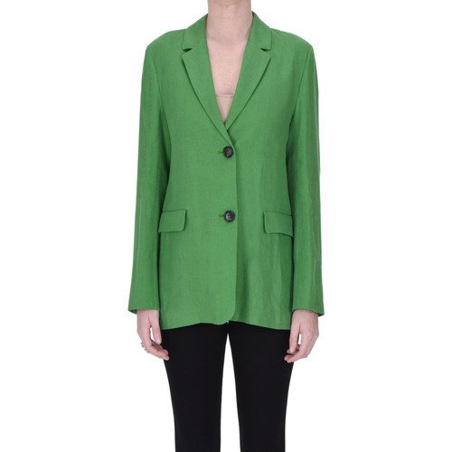 Abbigliamento Donna Giacche Max Mara Blazer Sofia in lino CSG00003072AE Verde