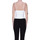 Abbigliamento Donna Top / T-shirt senza maniche P.a.r.o.s.h. Top con paillettes TPT00003109AE Bianco