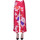 Abbigliamento Donna Pantaloni P.a.r.o.s.h. Pantaloni cropped in seta floreale PNP00003186AE Rosso