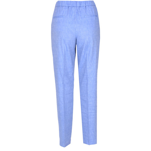 Abbigliamento Donna Pantaloni Peserico Pantaloni in lino e lana vergine PNP00003147AE Blu