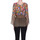 Abbigliamento Donna Camicie Blugirl Blusa in chiffon animalier e floreale TPC00003147AE Multicolore