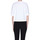 Abbigliamento Donna T-shirt & Polo Circolo 1901 T-shirt cropped TPS00003129AE Bianco