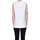Abbigliamento Donna Top / T-shirt senza maniche Moschino Top in cady  TPT00003123AE Bianco