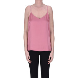 Abbigliamento Donna Top / T-shirt senza maniche Twin Set Top lingerie in satin TPT00003114AE Rosa