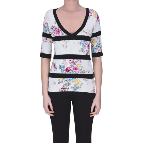 Abbigliamento Donna Maglioni Blugirl Pullover stampa floreale MGP00003142AE Multicolore