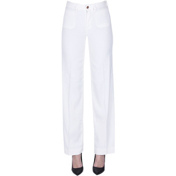 Abbigliamento Donna Jeans Cigala's Jeans in misto lino DNM00003068AE Bianco