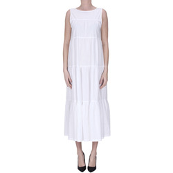 Abbigliamento Donna Vestiti Sun68 Abito ampio in cotone VS000003177AE Bianco