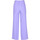 Abbigliamento Donna Chino Sessun Pantaloni cropped gamba ampia PNP00003155AE Viola