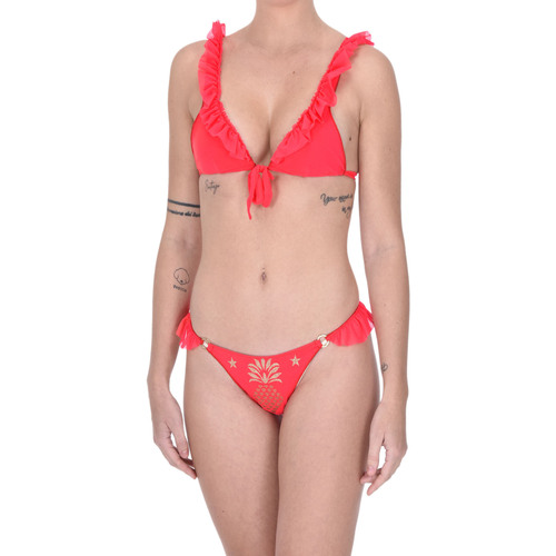 Abbigliamento Donna Costume a due pezzi Pin-Up Stars Bikini a triangolo CST00003000AE Rosso