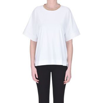 Abbigliamento Donna T-shirt & Polo Peserico T-shirt in cotone TPS00003098AE Bianco