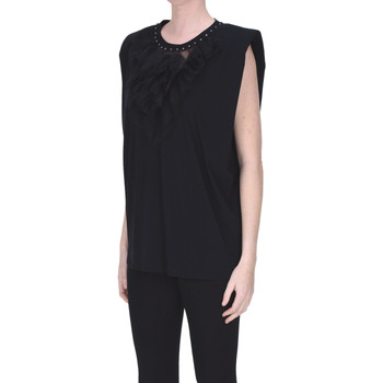 Aniye By Maxi top con ruches TPT00003112AE Nero