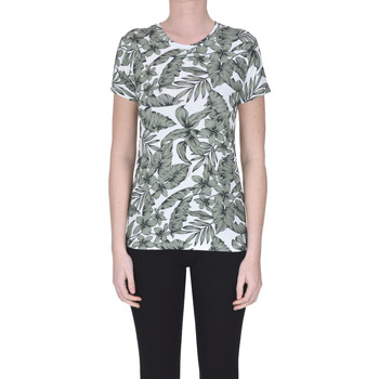 Abbigliamento Donna T-shirt & Polo Twin Set T-shirt floreale in viscosa TPS00003114AE Verde