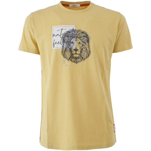 Abbigliamento Uomo T-shirt & Polo Yes Zee T743 CW01 Giallo