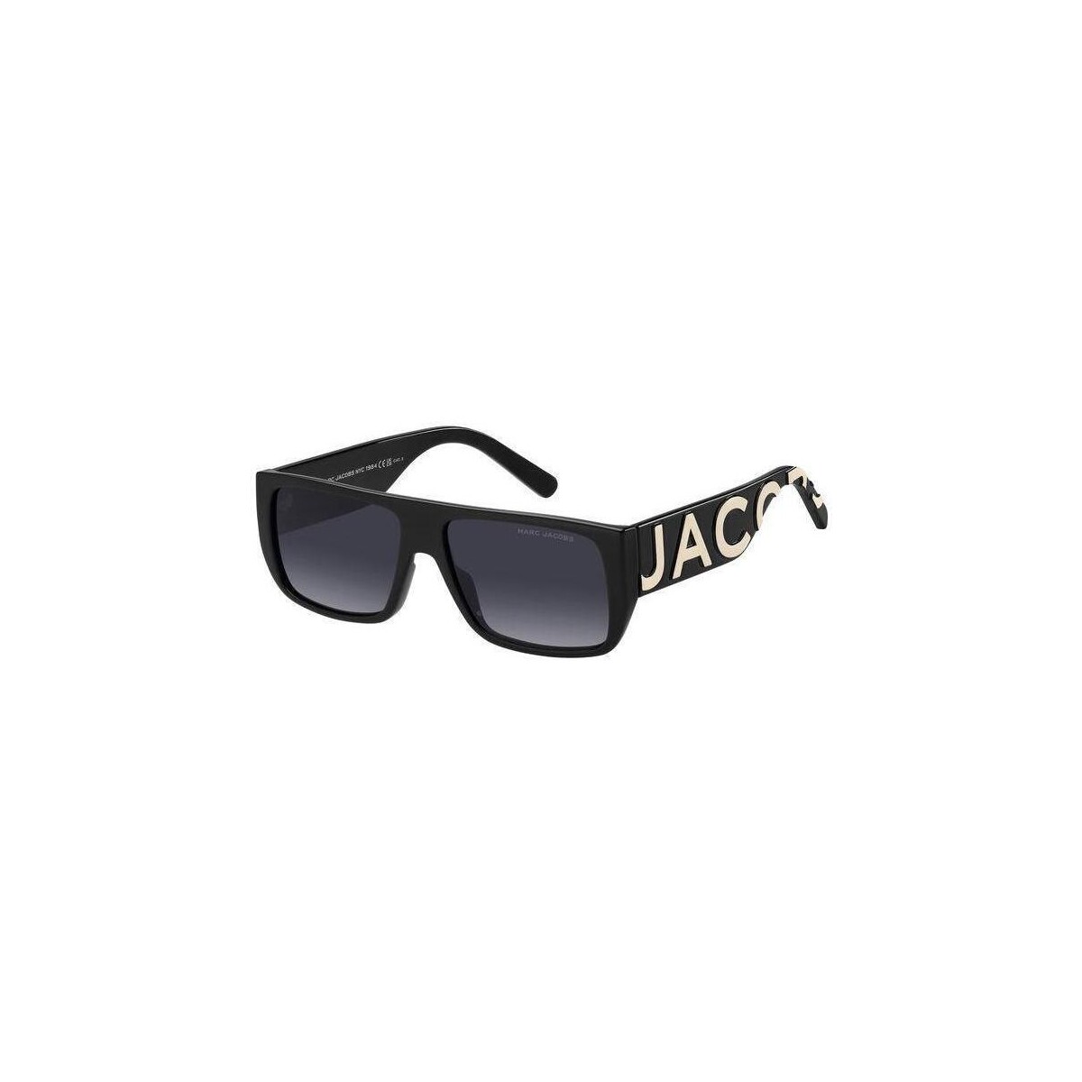 Orologi & Gioielli Occhiali da sole Marc Jacobs MARC LOGO 096/S Occhiali da sole, Nero/Grigio, 57 mm Nero