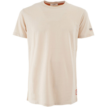 Abbigliamento Uomo T-shirt maniche corte Yes Zee T743 CW00 Beige