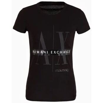 Abbigliamento Donna T-shirt maniche corte Ea7 Emporio Armani 3DYT43 Nero