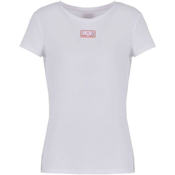 Abbigliamento Donna T-shirt maniche corte Ea7 Emporio Armani 3DTT17 Bianco