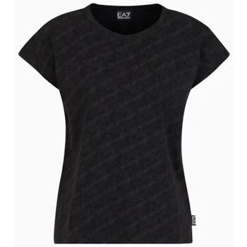 Abbigliamento Donna T-shirt maniche corte Ea7 Emporio Armani 3DTT04 Nero