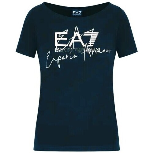 Abbigliamento Donna T-shirt maniche corte Ea7 Emporio Armani 3DTT26 Marine