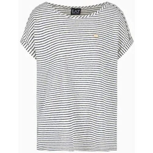 Abbigliamento Donna T-shirt maniche corte Ea7 Emporio Armani 3DTT09 Bianco
