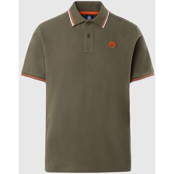 Abbigliamento Uomo T-shirt & Polo North Sails Polo con logo ricamato 692455 Verde