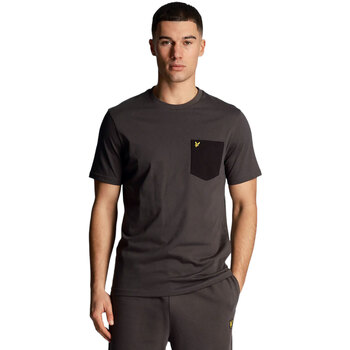 Abbigliamento Uomo T-shirt maniche corte Lyle & Scott CONTRAST POCKET T-SHIRT Grigio