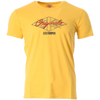 Abbigliamento Uomo T-shirt & Polo Lee Cooper LEE-009562 Giallo