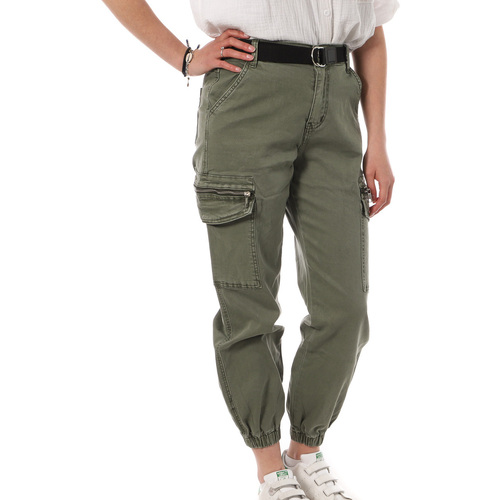 Abbigliamento Donna Pantaloni Monday Premium LW-357-D Verde