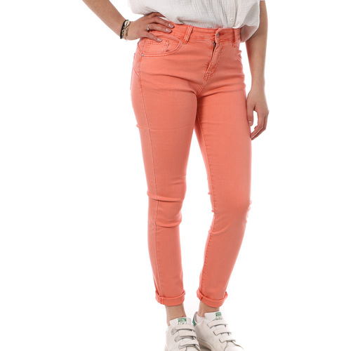 Abbigliamento Donna Jeans slim Monday Premium LW-339-F Arancio