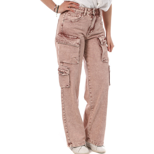 Abbigliamento Donna Jeans Monday Premium L-3181-5 Rosa