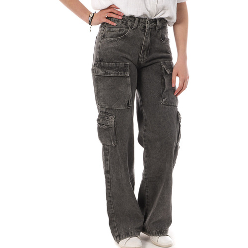 Abbigliamento Donna Jeans Monday Premium L-3181-3 Nero