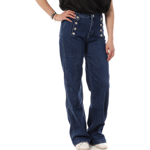Abbigliamento Donna Jeans dritti Monday Premium L-3153-1 Blu