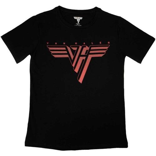 Abbigliamento Donna T-shirts a maniche lunghe Van Halen Classic Nero