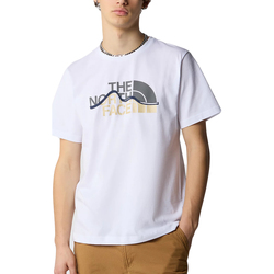 Abbigliamento Uomo T-shirt maniche corte The North Face Mountain Line Bianco