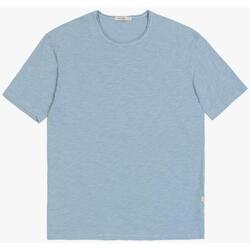 Abbigliamento Uomo T-shirt maniche corte Gianni Lupo T-shirt con taglio vivo GL1053F Marine
