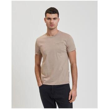 Abbigliamento Uomo T-shirt maniche corte Gianni Lupo T-shirt in jersey GL1079F241 Beige