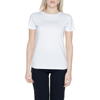 Abbigliamento Donna T-shirt maniche corte Guess SKYLAR SS V4GI09 J1314 Bianco