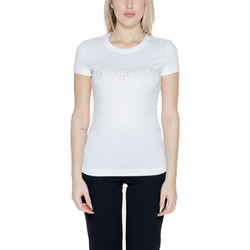Abbigliamento Donna T-shirt maniche corte Guess CN SANGALLO W4GI14 J1314 Bianco