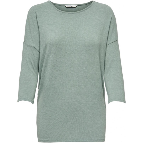 Abbigliamento Donna T-shirts a maniche lunghe Only ONLGLAMOUR 3/4 TOP JRS NOOS 15157920 Verde