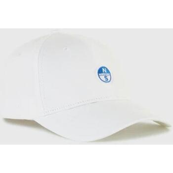 Accessori Uomo Cappellini North Sails Cappello da baseball con logo 623260 Bianco